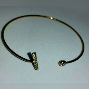 Dainty Goldtone Open Bracelet Or Arm Cuff